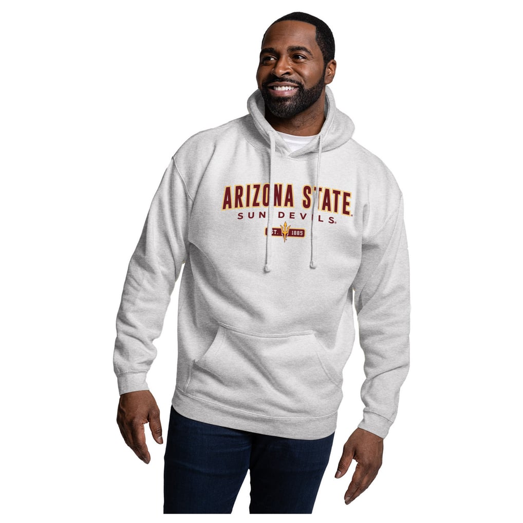  Arizona State Sun Devils League Collegiate Wear Essentials 2.0 Fleece Pullover Hoodie - Heather Gray